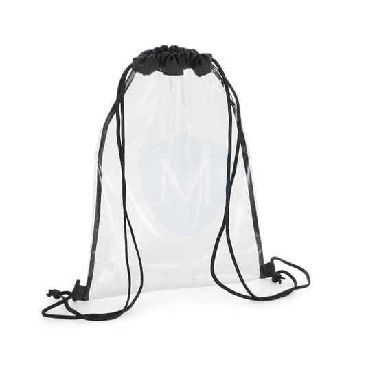 Clear Swimming/gym Drawstring Bag