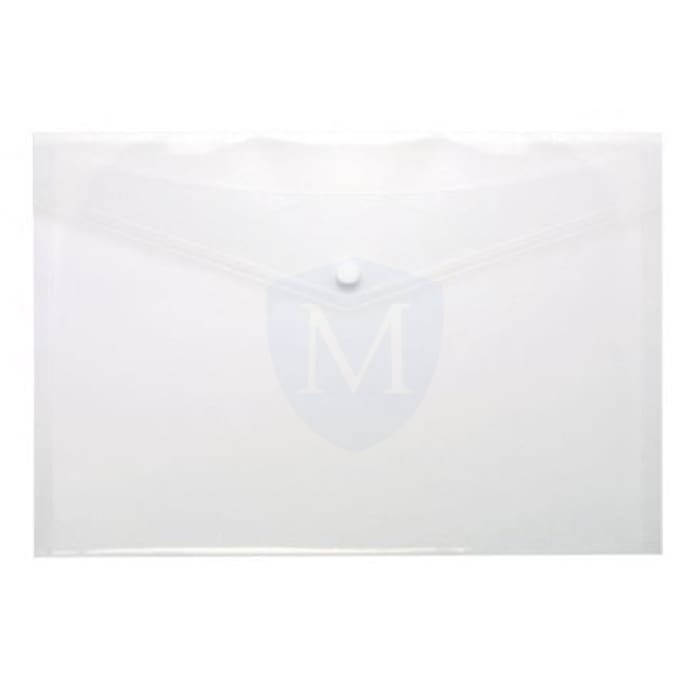 Foolscap Stud Wallets Clear (stationery Essential)