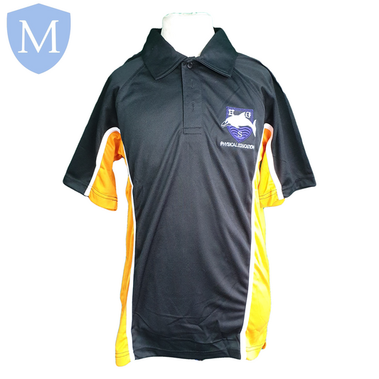Hall Green Secondary Sports Polo - Orange (Unisex) 30-32 (XS - 12 Years),32-34 (Small - 13 Years),34-36 (Medium - 14 Years),38-40 (large 15-16 Years),42-44 (X-Large),46-48 (XXL),50-52 (XXXL)