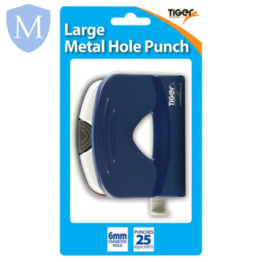 Large Metal 2 Hole Punch Assorted (Stationery Essential) Mansuri