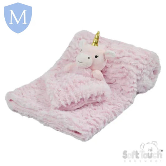Lavender Pink Unicorn Comforter & Wrap Set (FBP224) (Baby Wrap) (Baby Comforter) Mansuri