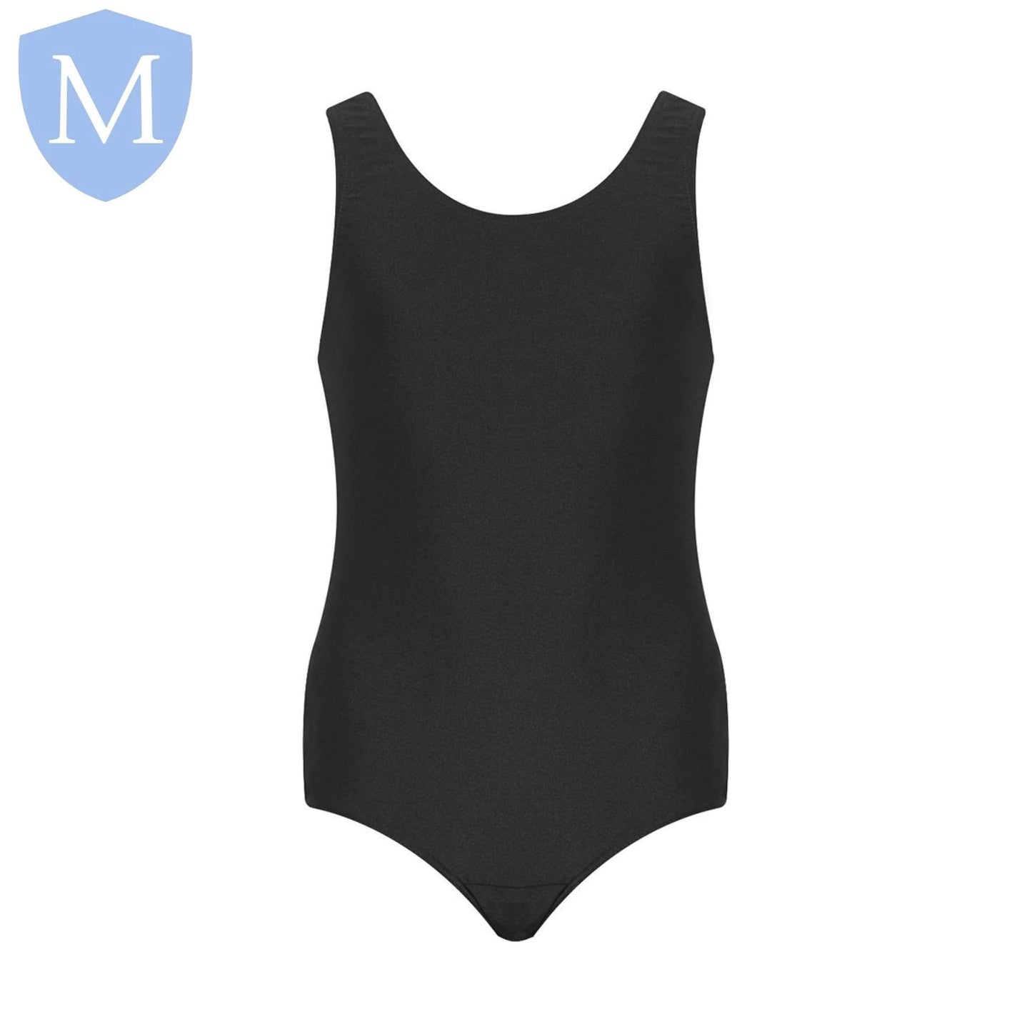 Plain Swimming Costume (Standard) - Black Size 10,Size 10-11,Size 11-12,Size 12,Size 14,Size 16,Size 4-5,Size 5-6,Size 6-7,Size 7-8,Size 8-9,Size 9-10