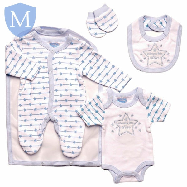 Premature Baby Boys/Girls 4 Pcs Set - Welcome Little Star (JTC9735) (Prem) Mansuri