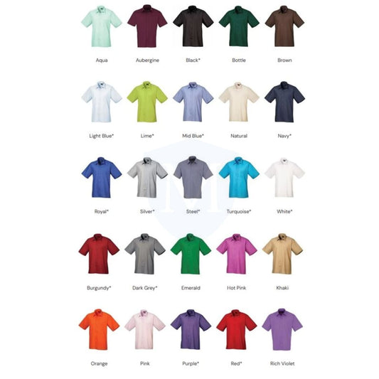 Pro Workwear Short Sleeved Poplin Shirt (pr202)