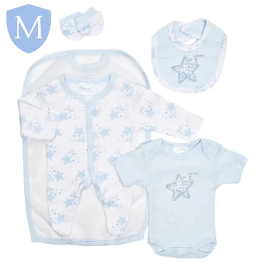 4-Piece Premature Pink/Sky Layette Set- Stars (JTC9401) (Prem) Mansuri