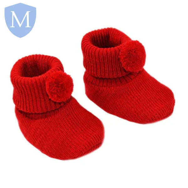 Acrylic Pom-Pom Baby Bootees (S408) (Baby Bootees) Mansuri