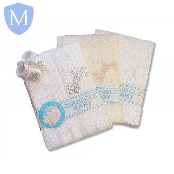 Baby Acrylic Shawl with Embroidery (BW110079) (Baby Shawl) Mansuri