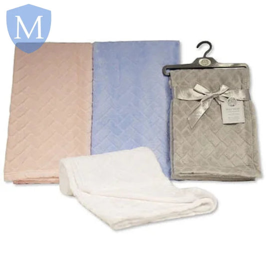 Baby Embossed Jacquard Flannel Wrap (BW1121042) (Baby Wrap) Mansuri