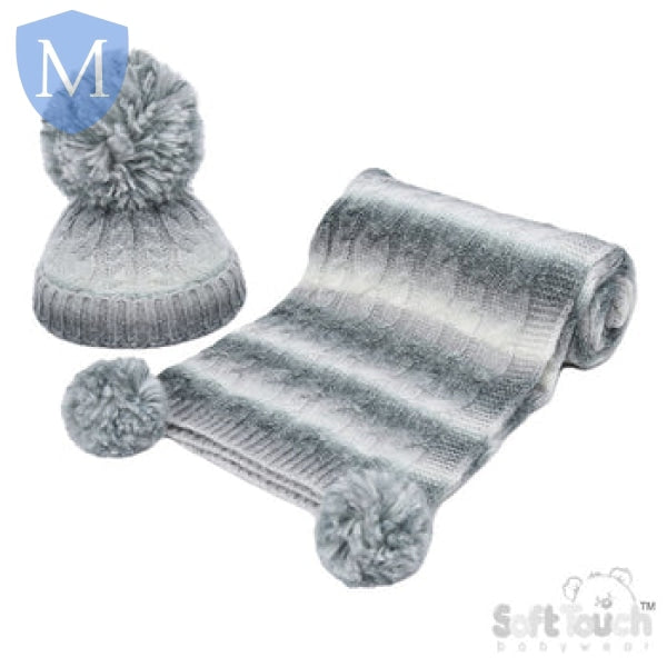 Baby Hat & Wrap Set NB-12 Months (HW05) (Baby Wrap) (Baby Hat) Mansuri