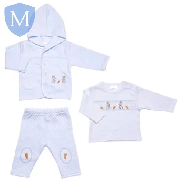 Boys 3pc Quilted Tracksuit Set - Rabbit (40JTC9824) (Baby Boys Fashionwear) Mansuri