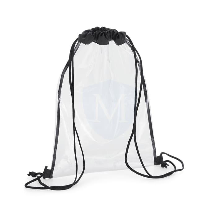 Clear Swimming/gym Drawstring Bag
