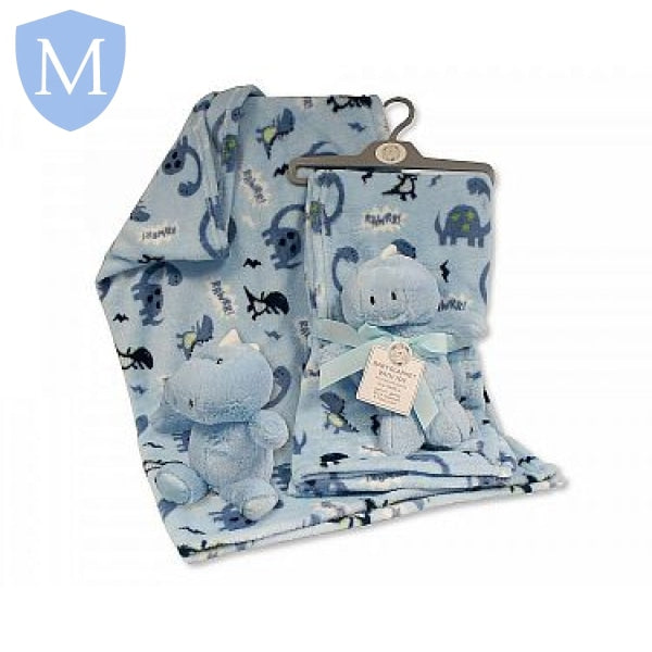 Dino/Teddy/Unicorn Plush Toy With Blanket (GP251127) (Baby Blanket) Mansuri