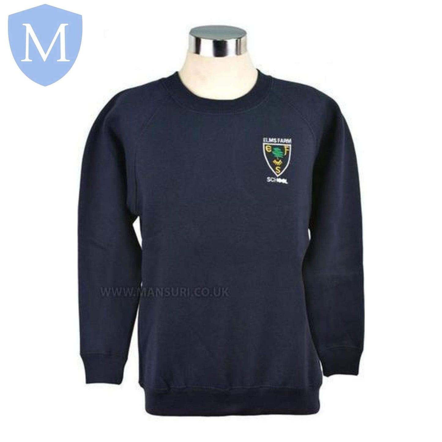 Elms Farm Sweatshirts 2-3 Years,11-12 Years,13 Years,3-4 Years,5-6 Years,7-8 Years,9-10 Years,Large,Medium,Small,X-L
