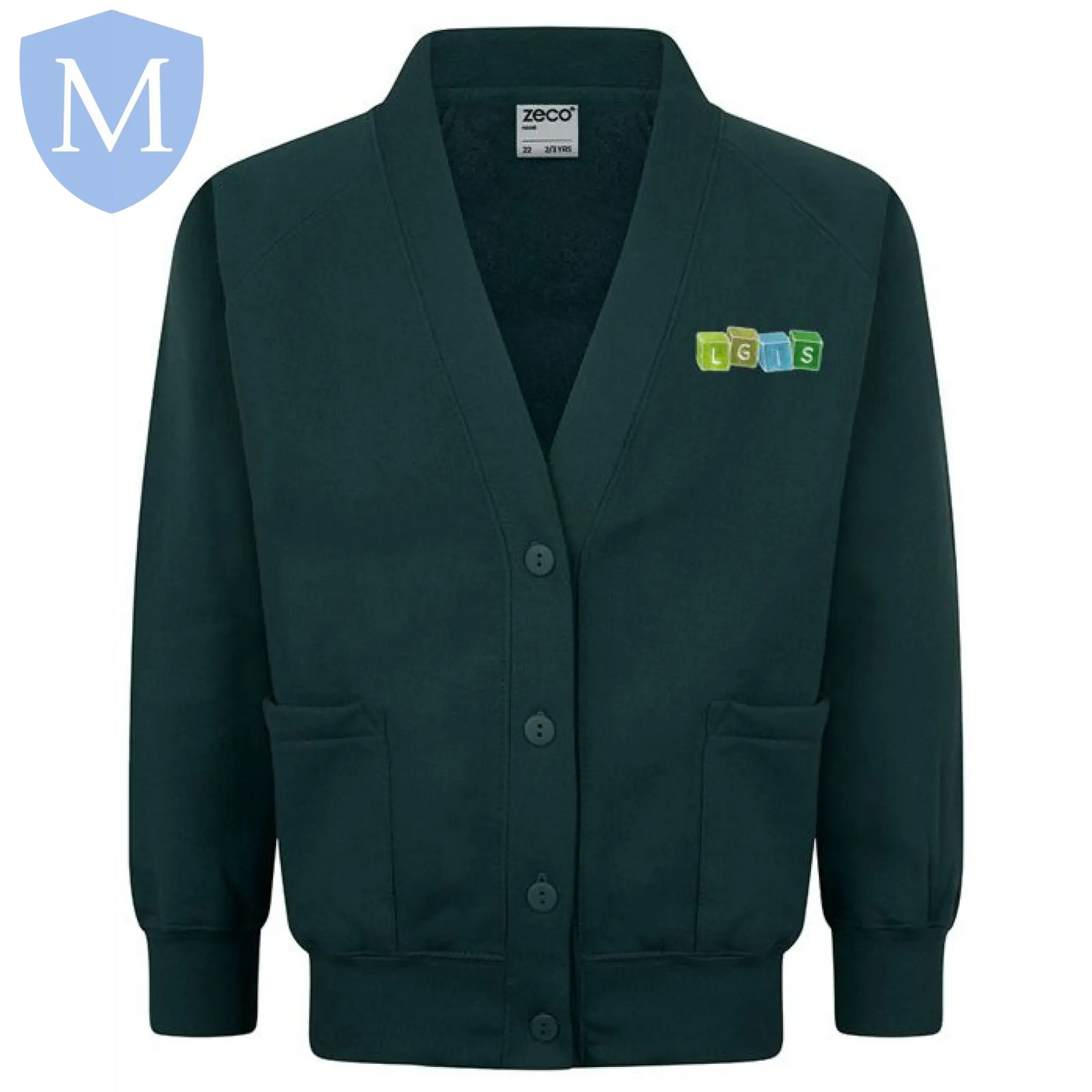 Lyndon Green Infant Cardigans *2024 Logo* (poa)