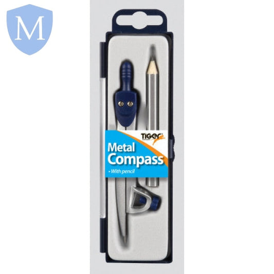 Metal Compass with Pencil (Stationery Essential) Mansuri