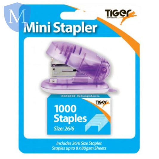 Mini 26/6 Stapler & Staples Assorted (Stationery Essential) Mansuri