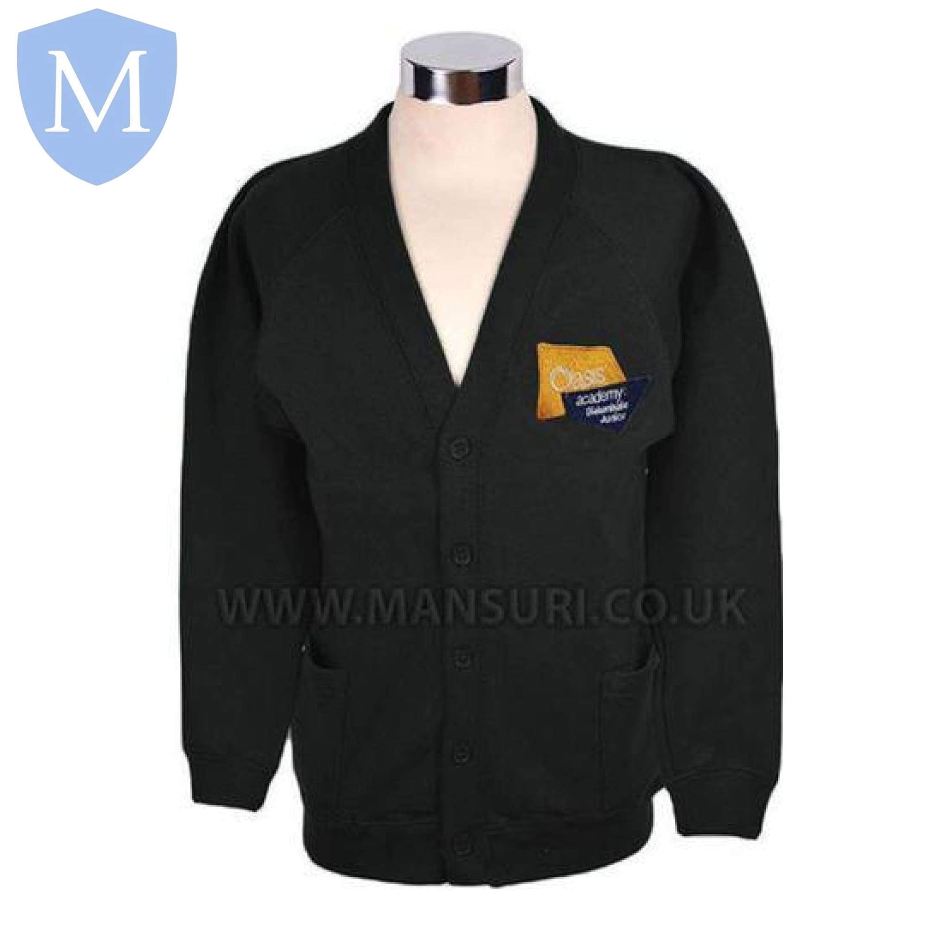 Oasis Blakenhale Junior Cardigans (Black) 9-10 Years,11-12 Years,13 Years,Large,Medium,Small