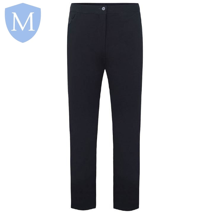 Plain Girls Hipster Trouser - Navy Mansuri