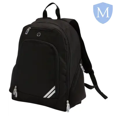 Plain Premier Senior Backpack Storage Bag - Black/navy (pbp10) (poa) Black
