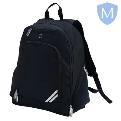 Plain Premier Senior Backpack Storage Bag - Black/navy (pbp10) (poa) Navy