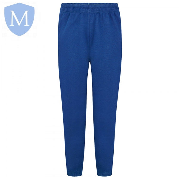 Plain Sports Fleece Jogging Bottoms Royal Blue Mansuri