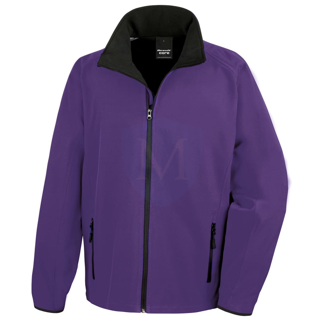Pro Workwear Core Softshell Jacket (r231m) Purple/black / s 38’’