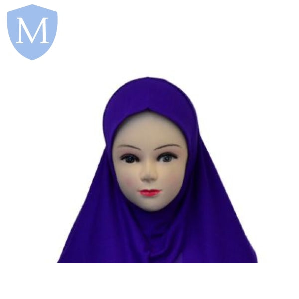 Plain Muslim Girls Instant Pullover Headscarf Hijab (POA) Not specified