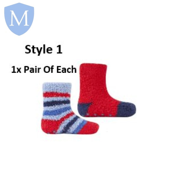 Tick Tock Baby Cosy Gripper Socks (44B525) (Baby Socks) Mansuri