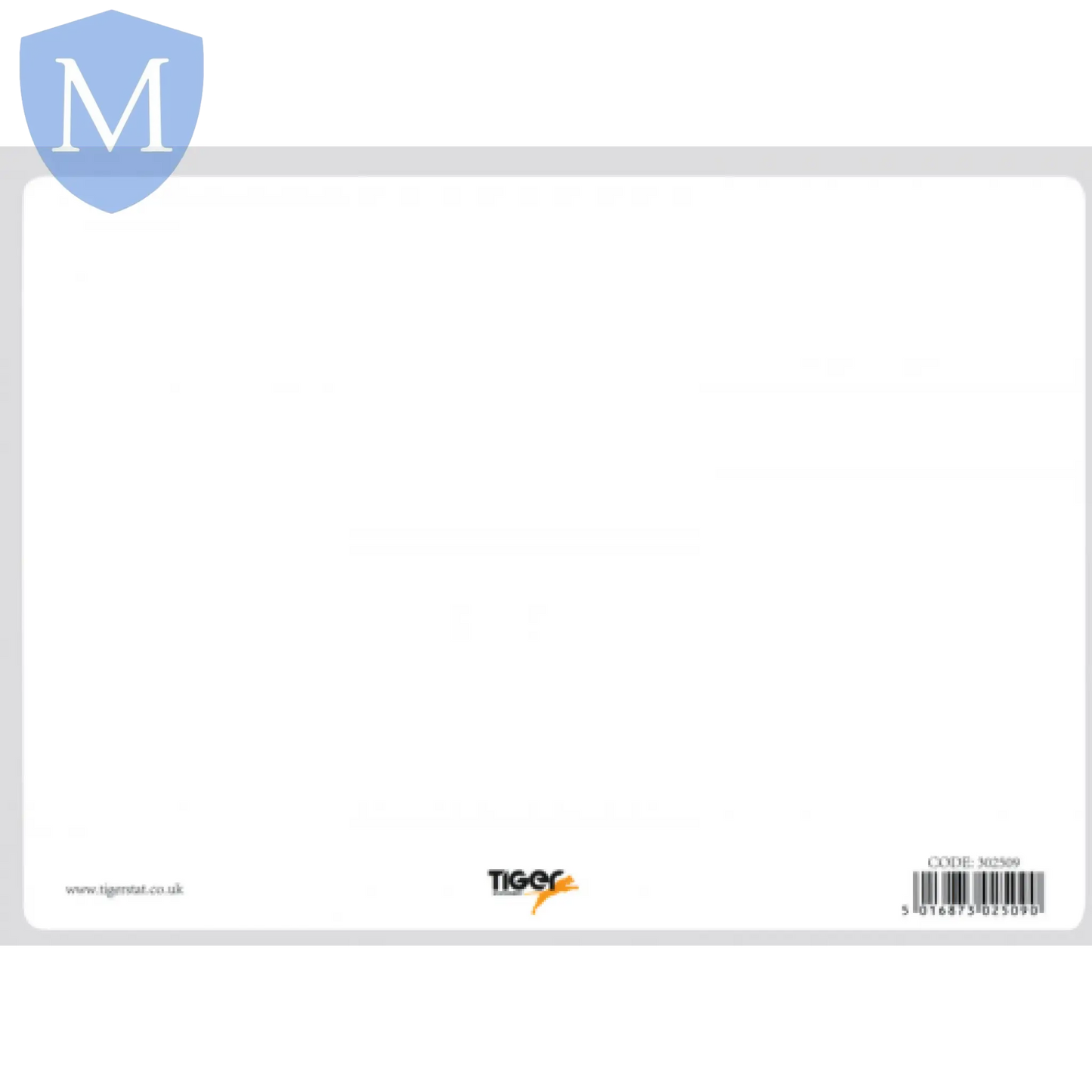 Tiger Plain Drywipe Board A4 750 Micron