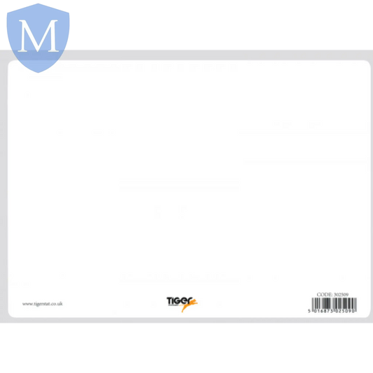 Tiger Plain Drywipe Board A4 750 Micron
